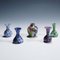 Murrine Vases attributed to Fratelli Toso, Murano, 1890s, Set of 5 2