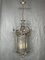 French Empire Chrome and Glass Lantern 1