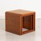 Mesas nido modelo 33 Cube Mid-Century de teca de Kai Kristiansen para Vildbjerg Furniture Factory, 1960. Juego de 3, Imagen 1