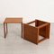 Tables Cubes Gigognes Modèle 33 Midcentury en Teck par Kai Kristiansen pour Vildbjerg Furniture Factory, 1960, Set de 3 5