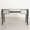 Mirrored Console Table on Ebony Serpentine Legs by Laura Ashley, 1990s 1