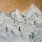 Katharina Hormel, Snowy Mountains, Mixed Media on Canvas, Image 1