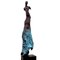 Emmanuel Okoro, Vase, Sculpture En Résine Bronze 1