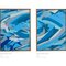 Kera, Untitled 047 & 048 Diptychon, Acryl & Sprühfarbe auf Holz, 2er Set 1