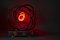 Kleine rote Neon Orb Lampe von Mark Beattie 6