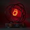 Kleine rote Neon Orb Lampe von Mark Beattie 1