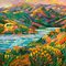 K. Husslein, Ríos y montañas, óleo sobre lienzo, Imagen 2