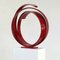 Red Orbit Sculpture by Kuno Vollet 1