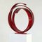 Sculpture Orbite Rouge par Kuno Vollet 1