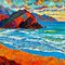 K. Husslein, Sun Chaser, óleo sobre lienzo, Imagen 3