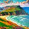 K. Husslein, Ocean Breeze, Oil on Canvas 2