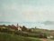 William Victor Aubert, Vue sur le lac dans les hauteurs de Vully, Oil on Canvas 1
