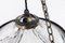 Blondel Stiletto Pendant Light in Oxidised Silver from Holophane, 1920s, Image 2