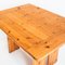 Juego de mesa racionalista vintage y sillas plegables de madera de pino, haya y Enea, Francia, años 70. Juego de 5, Imagen 10