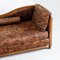 Sofá cama Meridienne vintage de madera de cerezo y tela de viscosa con colchón y dos cojines, Francia, años 40, Imagen 6