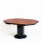 Octagonal Extendable Dining Table in Lacquered Wood with Black Marble Foot attributed to Roche Bobois, France, 1980s 5
