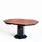 Achteckiger Esstisch mit Auszug aus lackiertem Holz und Fuß aus schwarzem Marmor, Roche Bobois zugeschrieben. Frankreich, 1980er 2