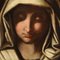 Artiste Italien, La Vierge Marie, 1680, Huile sur Toile, Encadrée 10