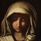 Artiste Italien, La Vierge Marie, 1680, Huile sur Toile, Encadrée 9