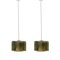 Mid-Century Scandinavian Glass Ceiling Lights ttributed to Carl Fagerlund for Orrefors, 1960s, Set of 2 2