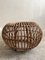 Mid-Century Wicker & Rattan Ottoman attributed to Franco Albini, Italy, 1950s 5