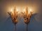 Wall Lights in Gilt Metal, Florence, Italy, 1970s, Set of 2 15