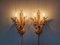 Wall Lights in Gilt Metal, Florence, Italy, 1970s, Set of 2, Image 15