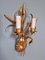 Wall Lights in Gilt Metal, Florence, Italy, 1970s, Set of 2 9
