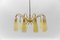 Brass & Glass Sputnik Chandelier with 10 Lights, Italy, 1950s 5