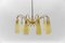 Brass & Glass Sputnik Chandelier with 10 Lights, Italy, 1950s, Image 5