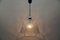 Lampada da soffitto a forma di foglia in vetro di Peill & Putzler, anni '60, Immagine 2