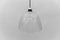 Blattförmige Glas Deckenlampe von Peill & Putzler, 1960er 5
