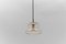 Glass Drop Ceiling Lamp from Peill & Putzler, 1970s, Image 5