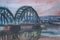 Dzidra Ezergaile, Railway Bridge, 1968, Watercolor on Paper 1