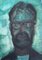 Dzidra Ezergaile, Porträt eines Mannes mit Brille, 1960er, Aquarell auf Papier 1