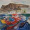 Jackson, Gran Canaria, Fishing Port and Boats, 2010, Oil on Canvas 1