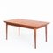 Vintage Scandinavian Dining Table with Two Teak Extensions, France, 1960s 4