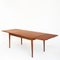 Vintage Scandinavian Dining Table with Two Teak Extensions, France, 1960s 3