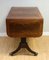 Vintage Drop Leaf Sofa Table on Lion Paw Castors and Drawers 13