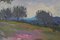 Paisaje expresionista, siglo XX, óleo sobre lienzo, enmarcado, Imagen 3