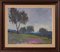 Expressionist Landscape, 20th Century, Oil on Canvas, Framed 1