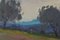Expressionist Landscape, 20th Century, Oil on Canvas, Framed, Image 4