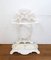 Art Nouveau Style Umbrella Rack in White Enameled Cast Iron, 1950s 13