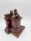 Bronze and Mahogany Bookend, 19th Century, Image 2