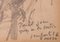 Skizze eines Mannes, 1920er Jahre, Bleistift auf Papier, gerahmt 3