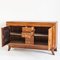 Vintage Art Deco Brutalist Oak Sideboard, France, 1950s 3