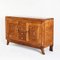 Brutalistisches Vintage Art Deco Eichenholz Sideboard, Frankreich, 1950er 2