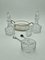 Table Set for Oil and Vinegar in Glass and Silver, 20th Century, Set of 7 10