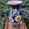 Vase in Enamel with Sunflowers, 1970s, Image 2