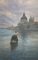 Alberto Prosdocimi, Ansicht der Madonna della Salute in Venedig, Aquarell, gerahmt 2